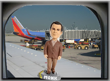 Bobblehead at the airport 2