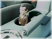 Bobblehead car seat