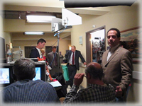 Tony on the set 1